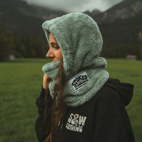 Shred Hood - Pastel Green - Stoked&Woke Clothing