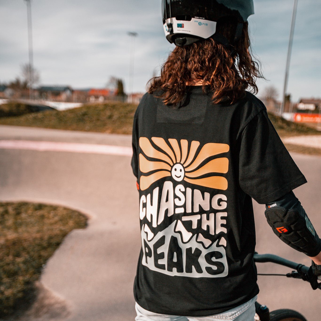 Black "Chasing Peaks" Tee - Stoked&Woke Clothing