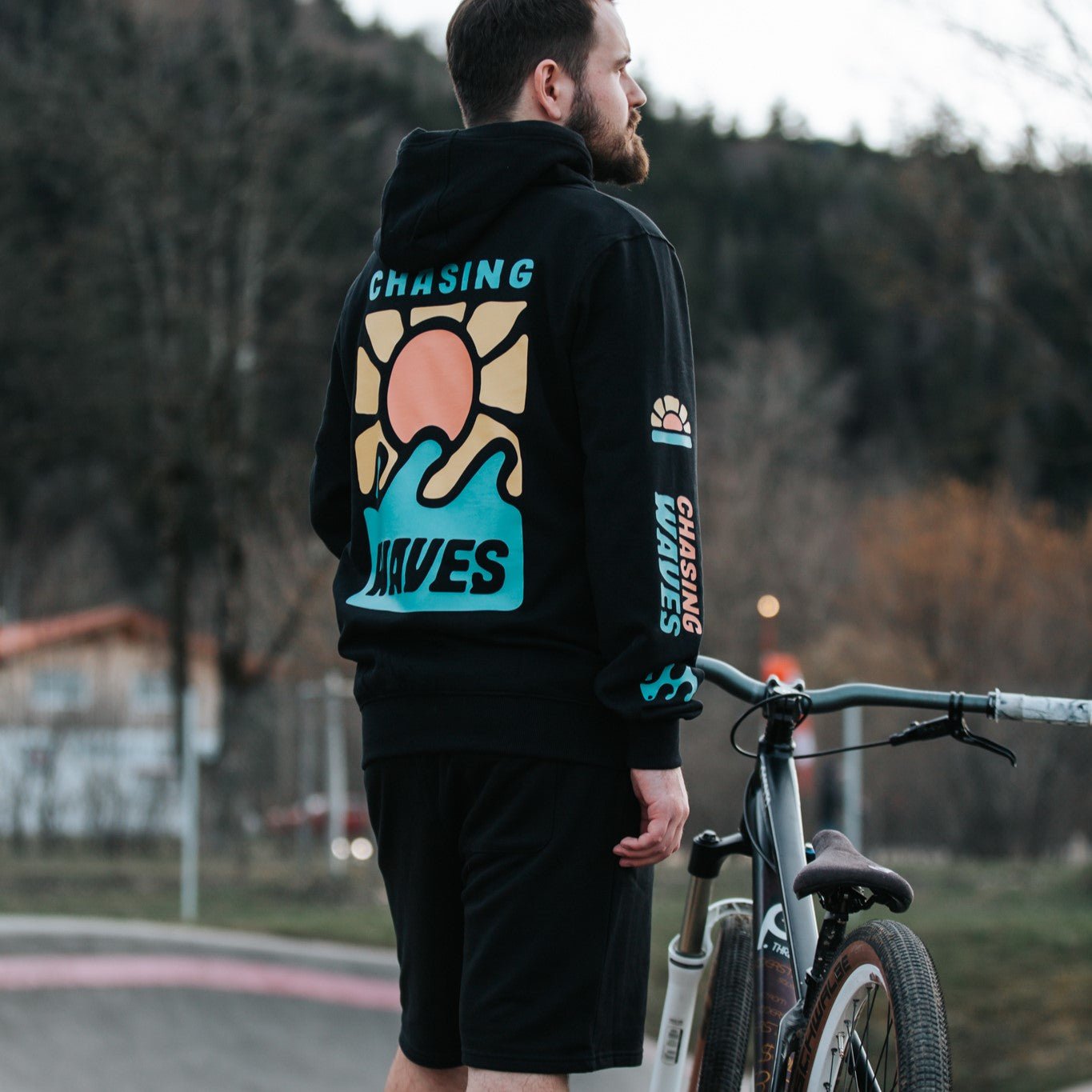 "Chasing Waves" Hoodie - Stoked&Woke Clothing