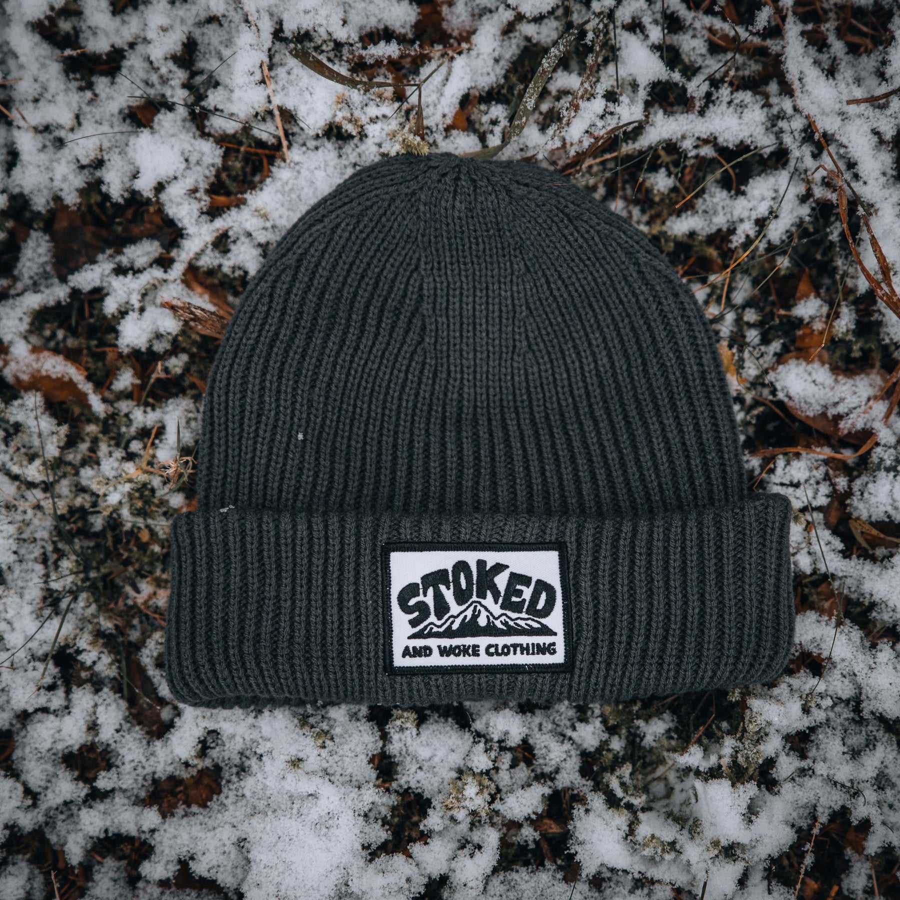 Elements Beanie "Graphite Grey" - Stoked&Woke Clothing