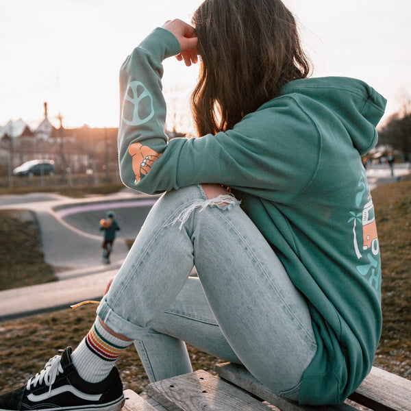 "Enjoy The Trip" Hoodie - Stoked&Woke Clothing