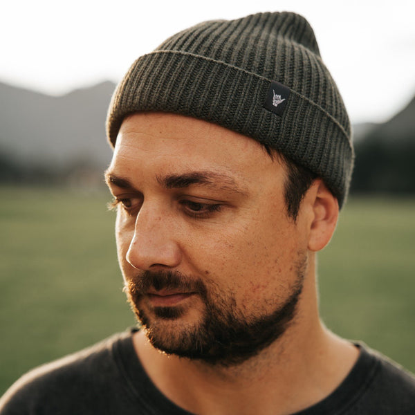 Fisherman Beanie "Olive" - Stoked&Woke Clothing