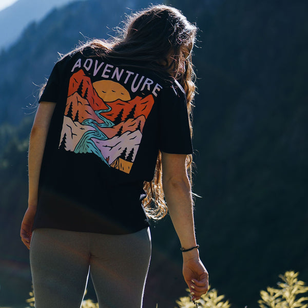 Organic "Adventure" Tee - Stoked&Woke Clothing