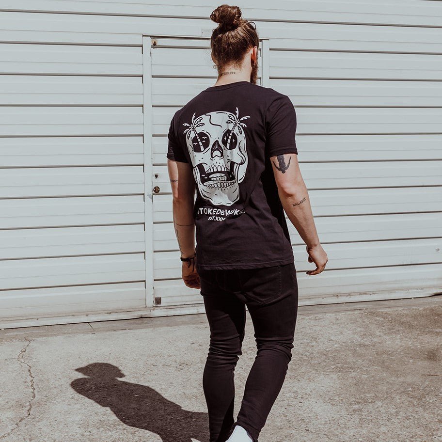 Organic "Dead Stoked" Tee - Stoked&Woke Clothing