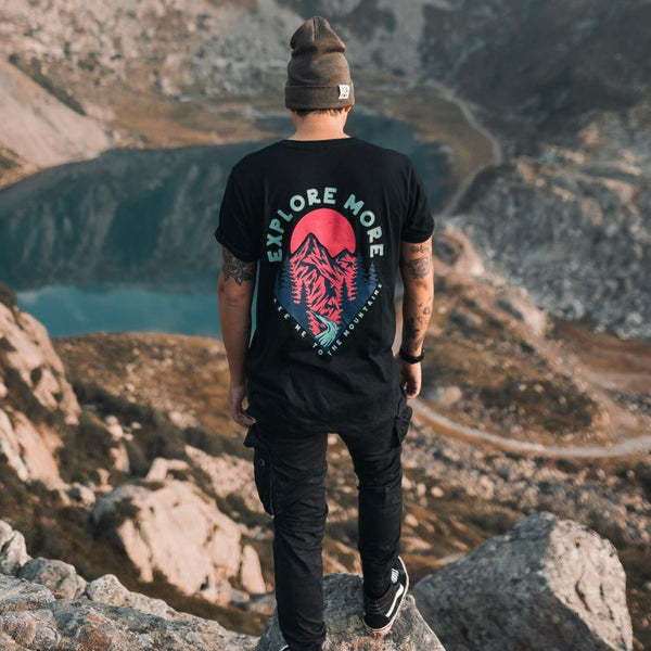 Organic "Explore More" Tee - Stoked&Woke Clothing