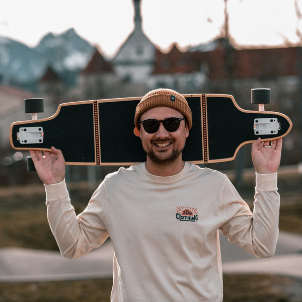 Organic "Free Your Mind" Long Sleeve Tee - Stoked&Woke Clothing