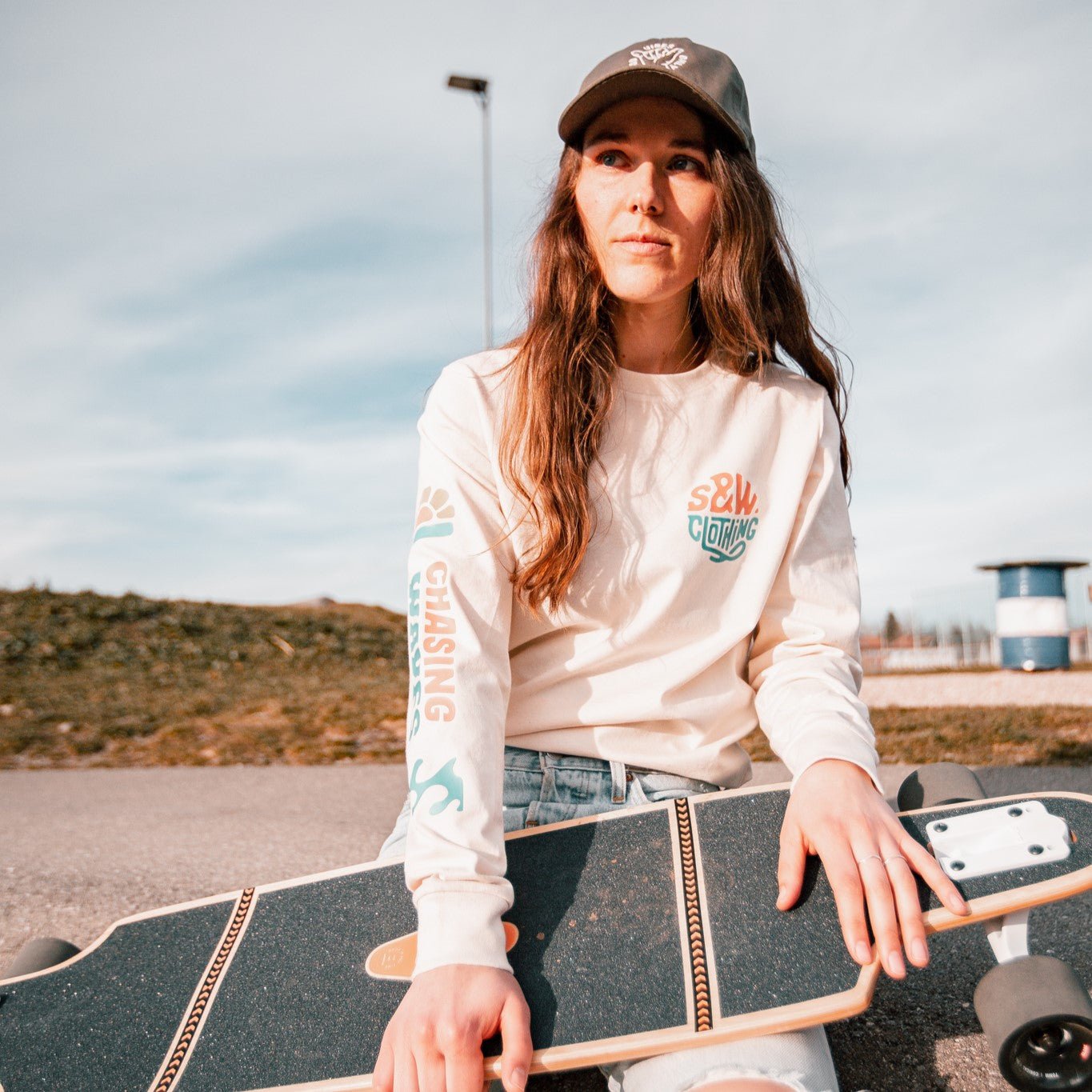 Organic "Good Vibes" Baseball Cap - Stoked&Woke Clothing