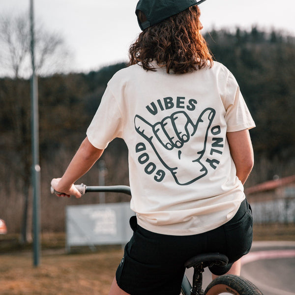 Organic "Good Vibes" Tee - Stoked&Woke Clothing