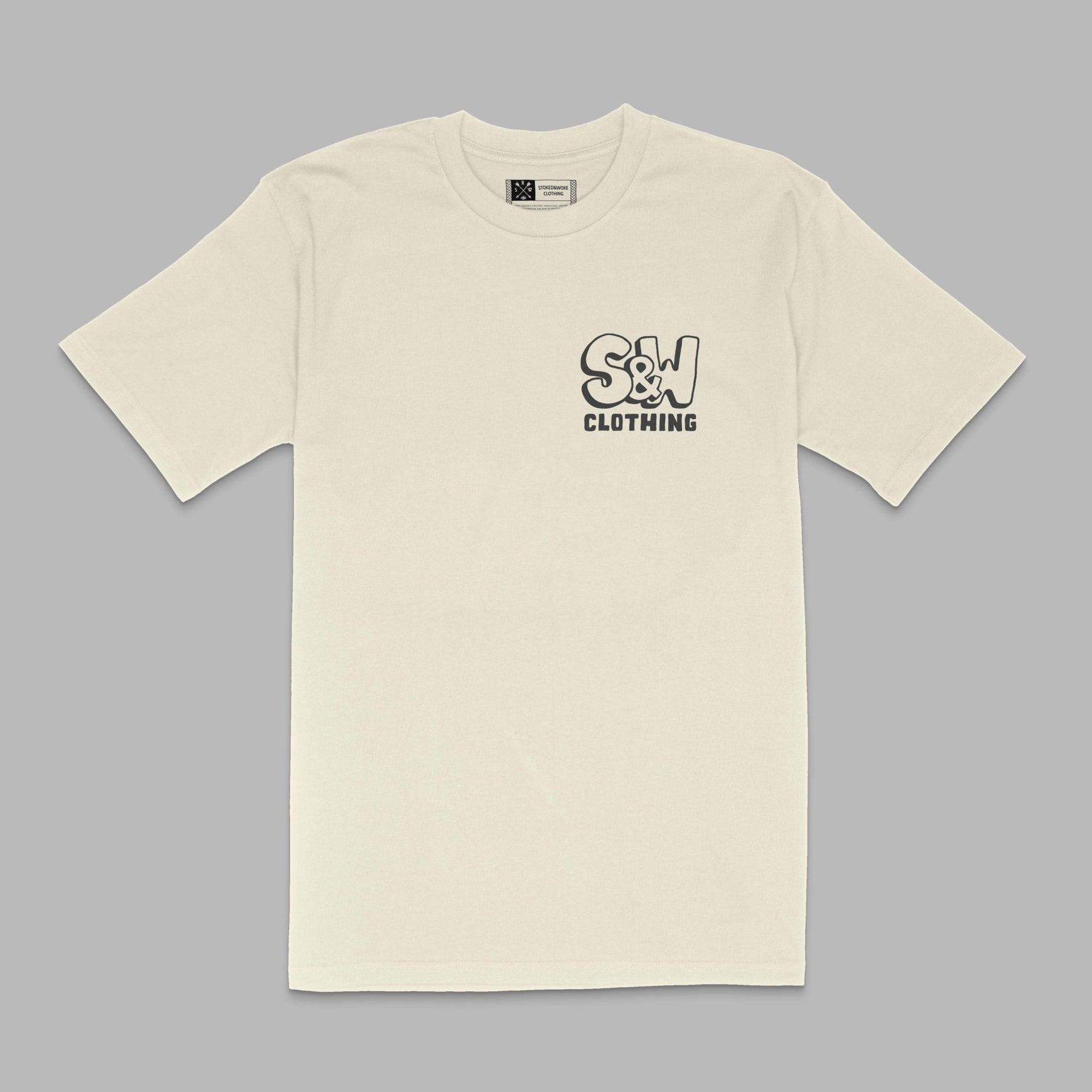 Organic "Good Vibes" Tee - Stoked&Woke Clothing