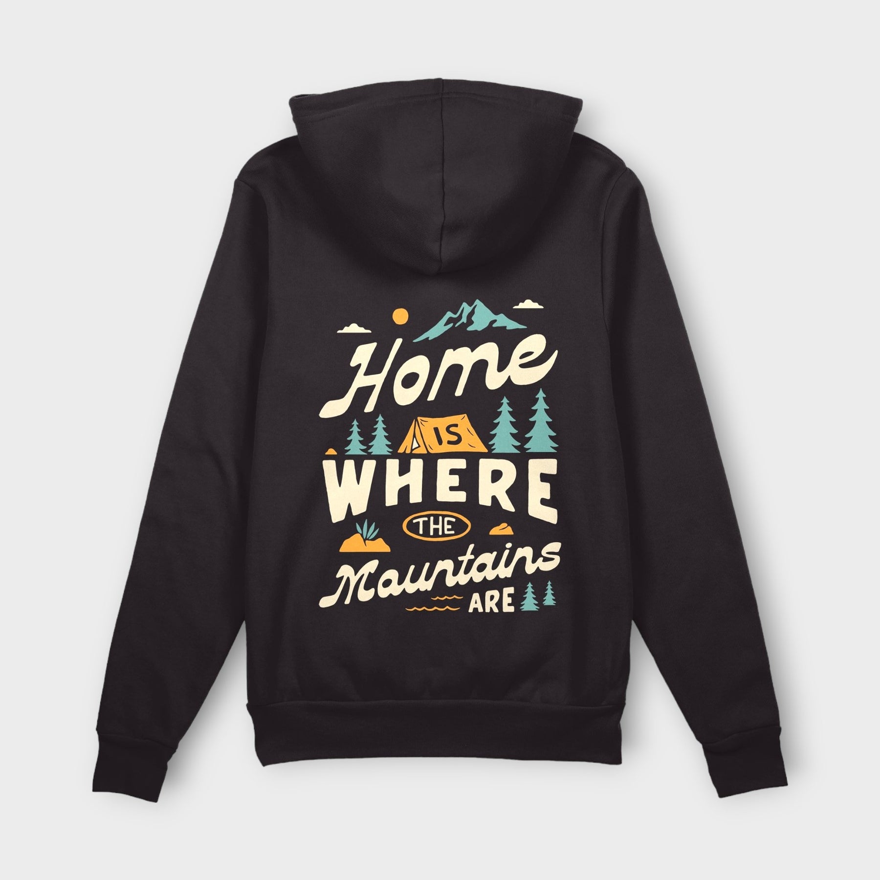 Organic "Home is..." Hoodie - Stoked&Woke Clothing