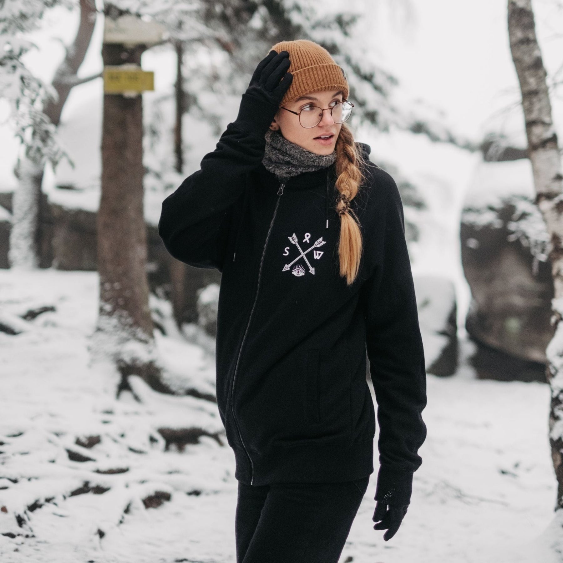 Organic "Imagination" Zip-up Hoodie - Stoked&Woke Clothing