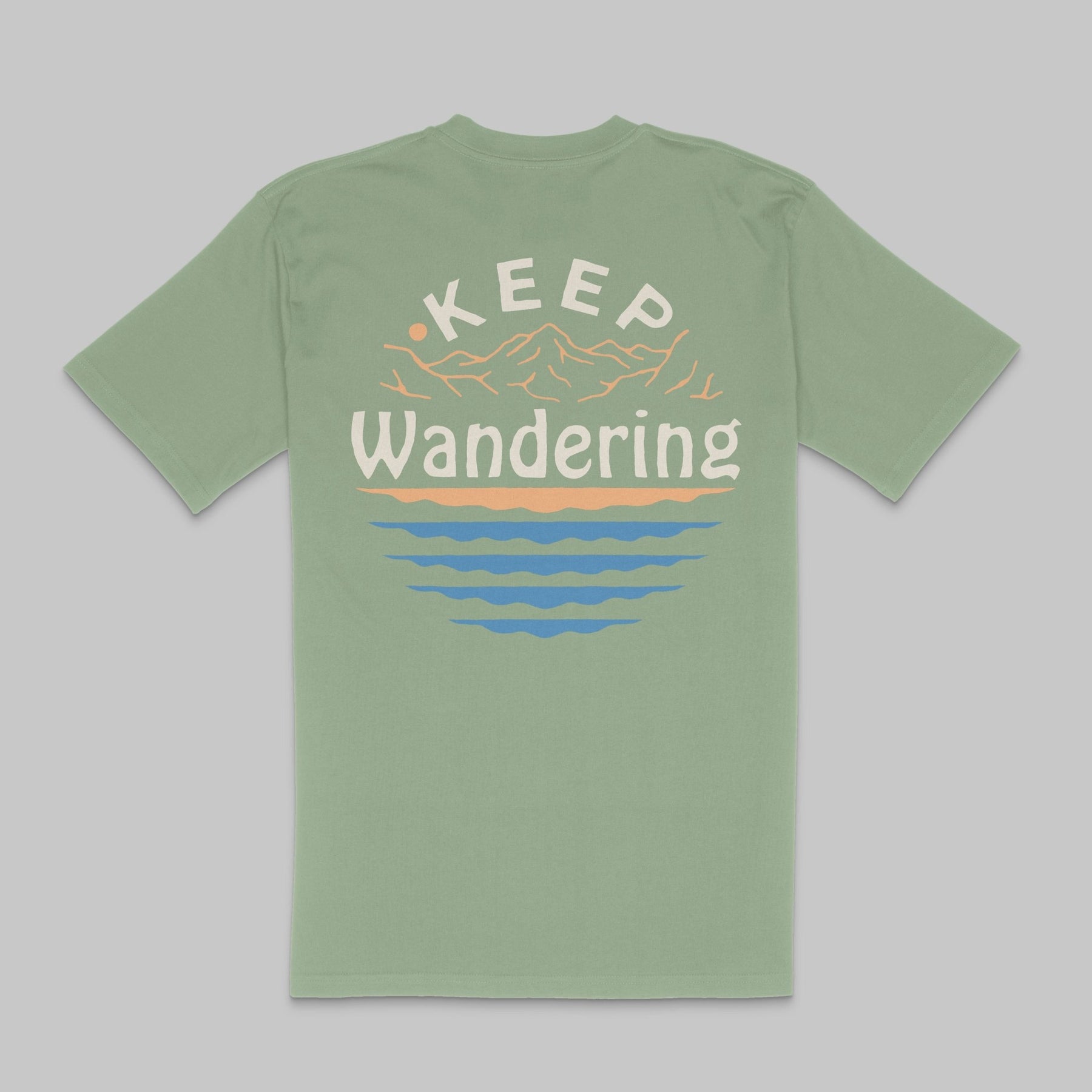 Organic "Keep Wandering" Tee - Stoked&Woke Clothing