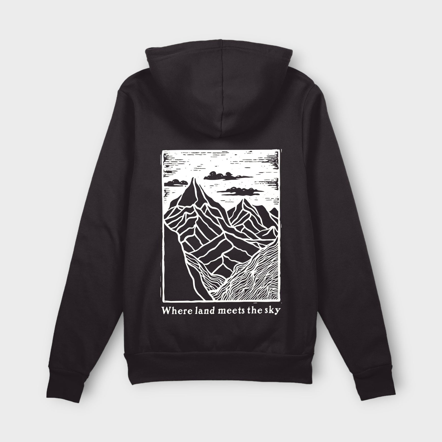 Organic "Land Meets Sky" Hoodie - Stoked&Woke Clothing