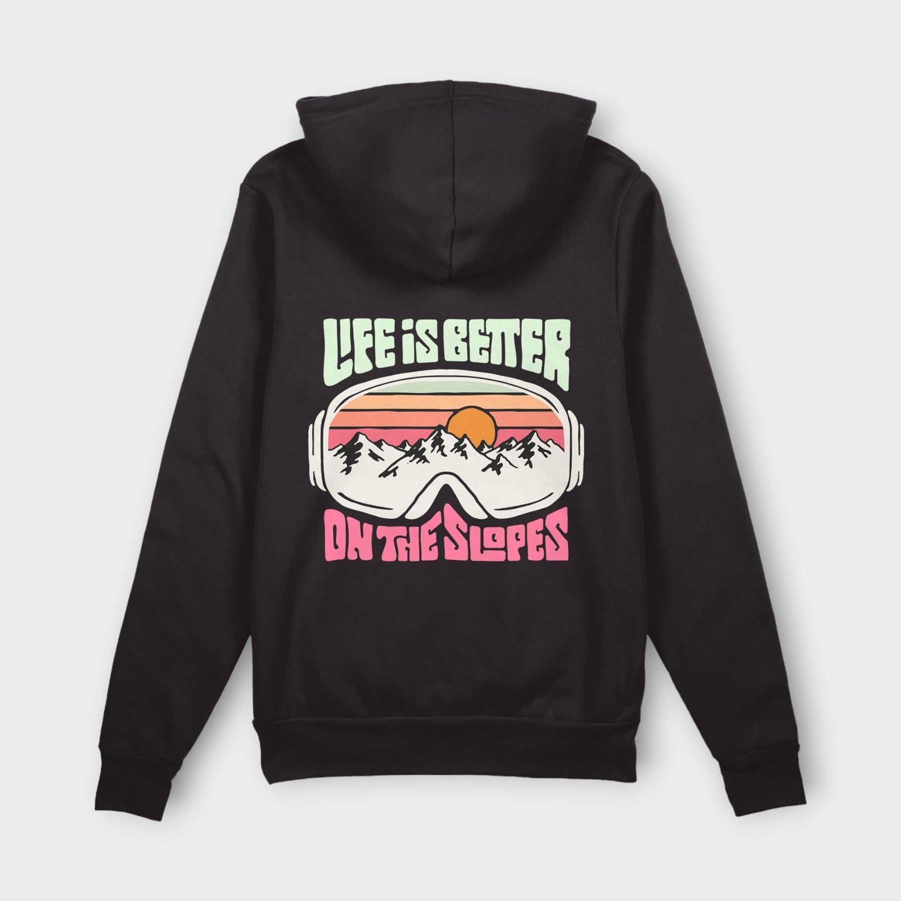 Organic "On The Slopes" Hoodie - Stoked&Woke Clothing