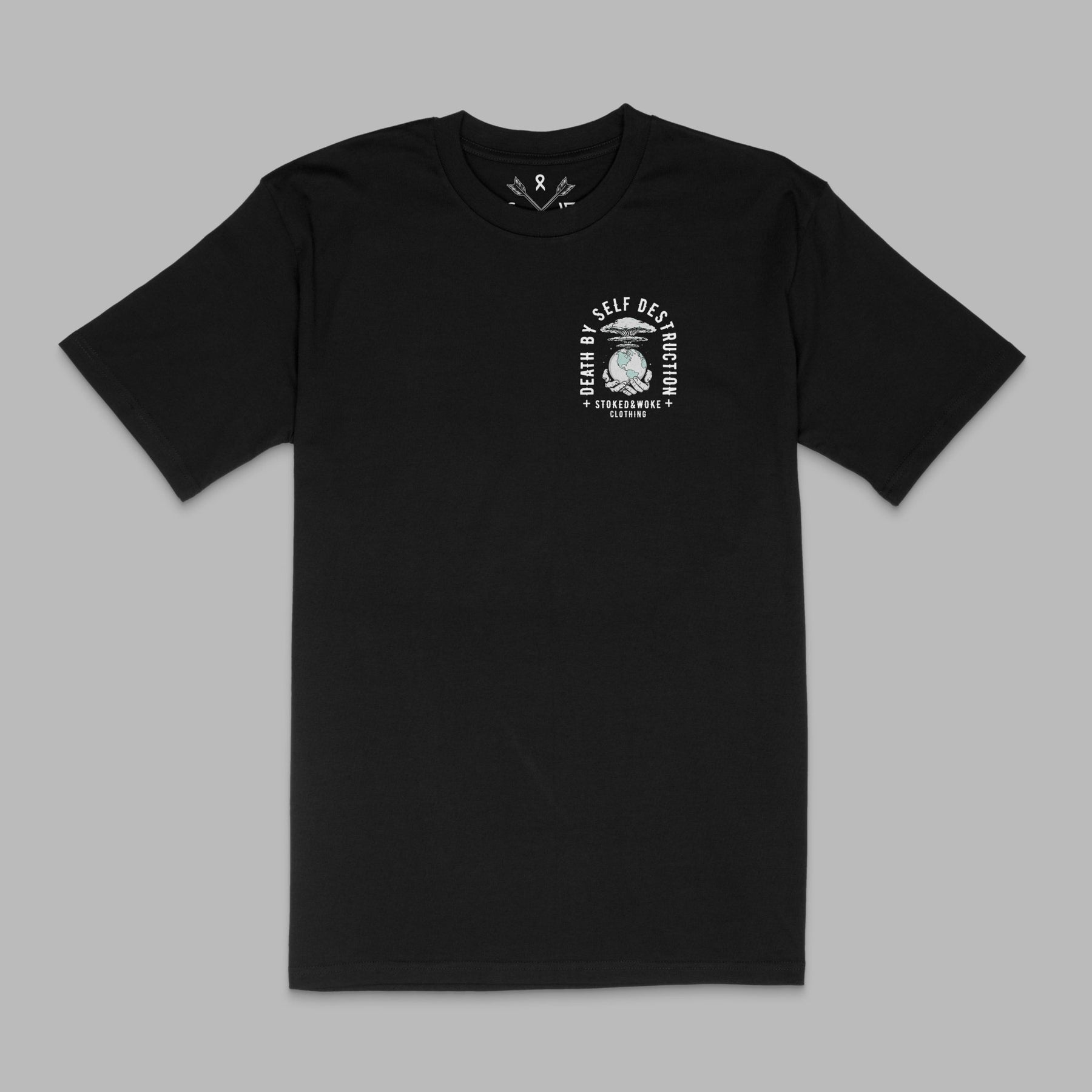 Organic "Self Destruct" Tee - Stoked&Woke Clothing