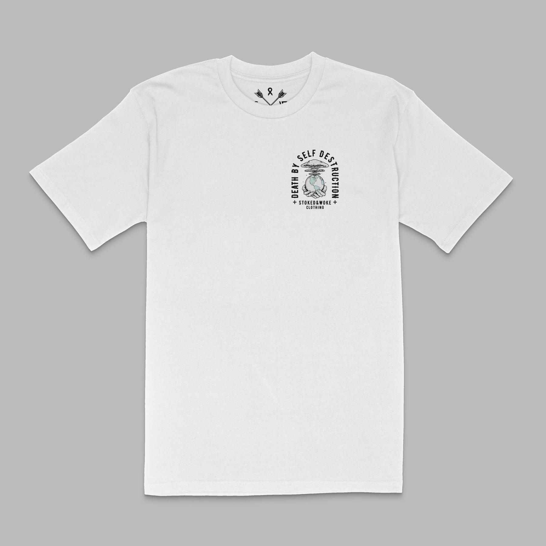 Organic "Self Destruct" Tee - Stoked&Woke Clothing