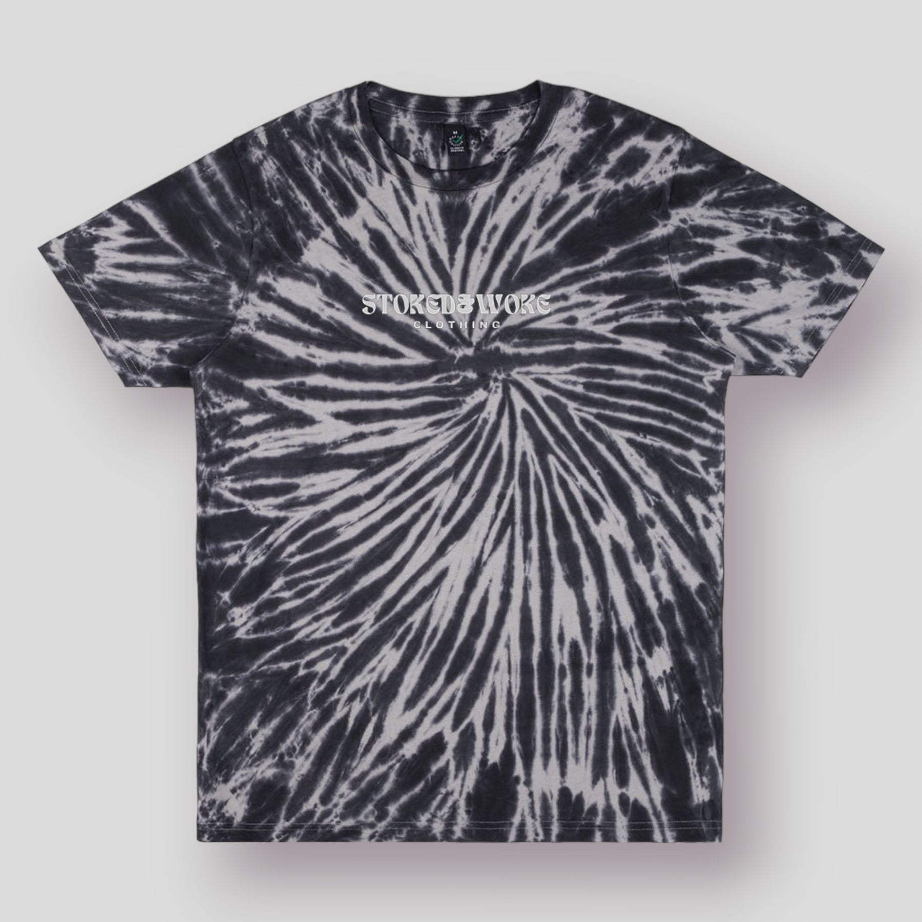 Organic "Smoke Spiral" Tee - Stoked&Woke Clothing