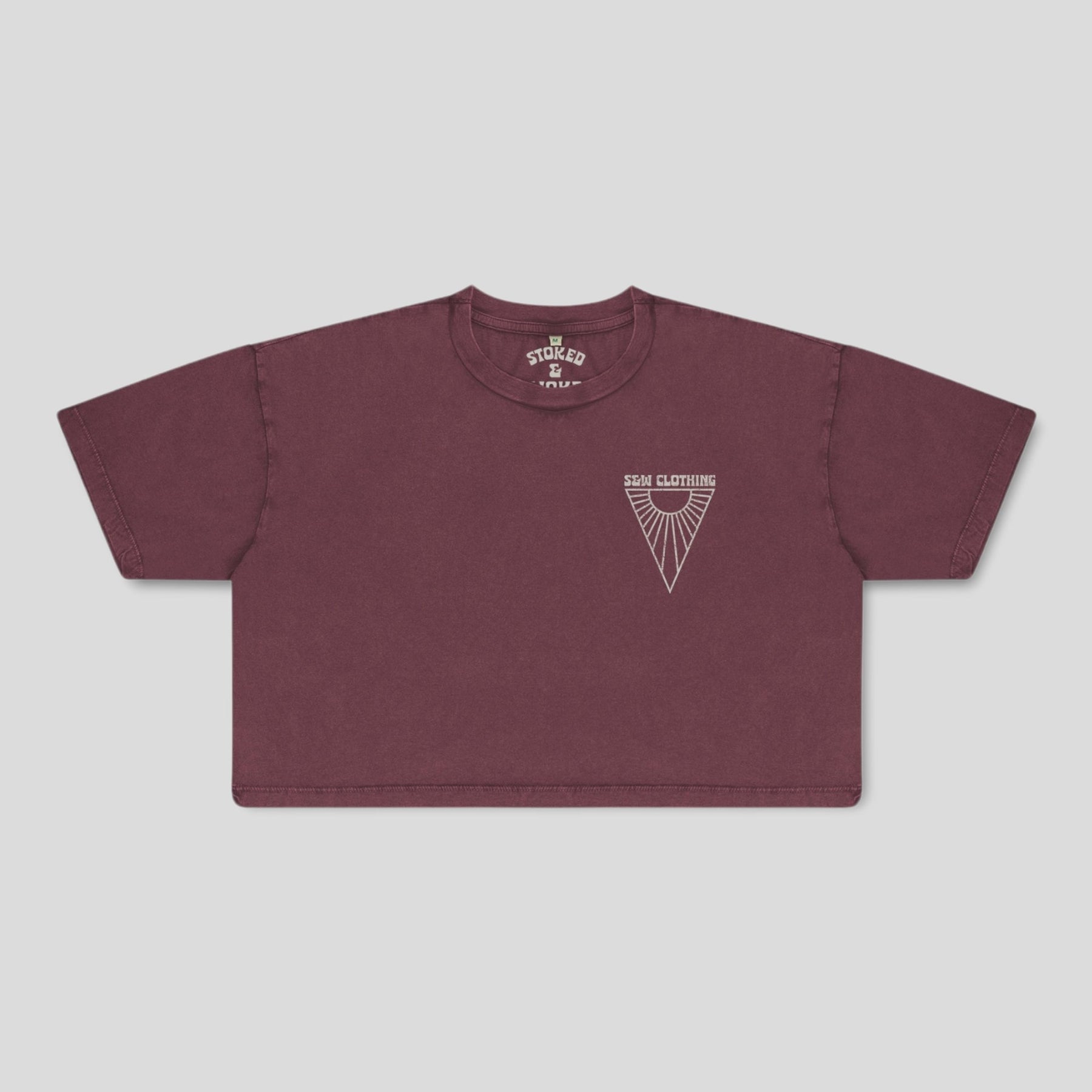 Organic "Sunrise" Croptop - Stoked&Woke Clothing