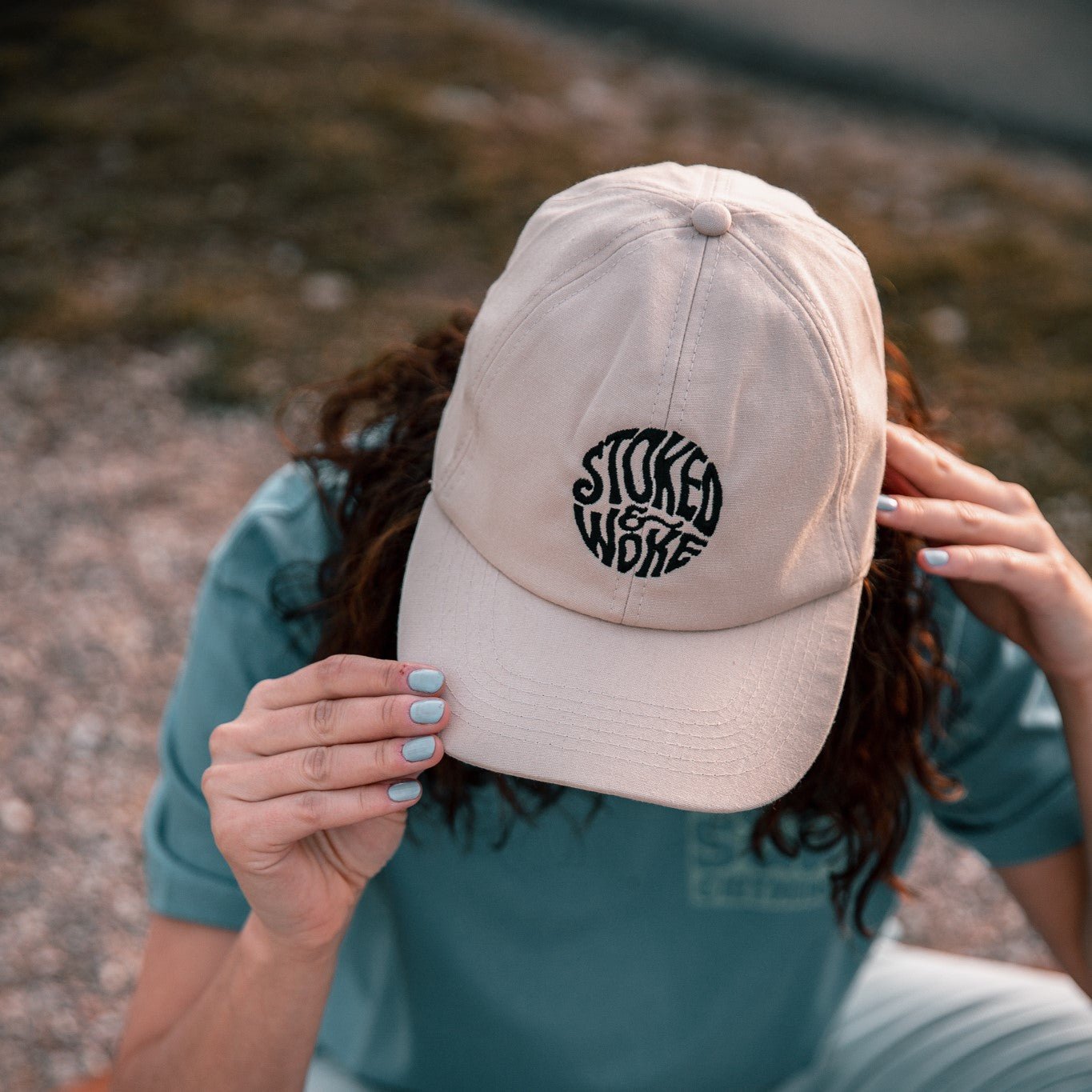 Organic "Swirl" Baseball Cap - Stoked&Woke Clothing