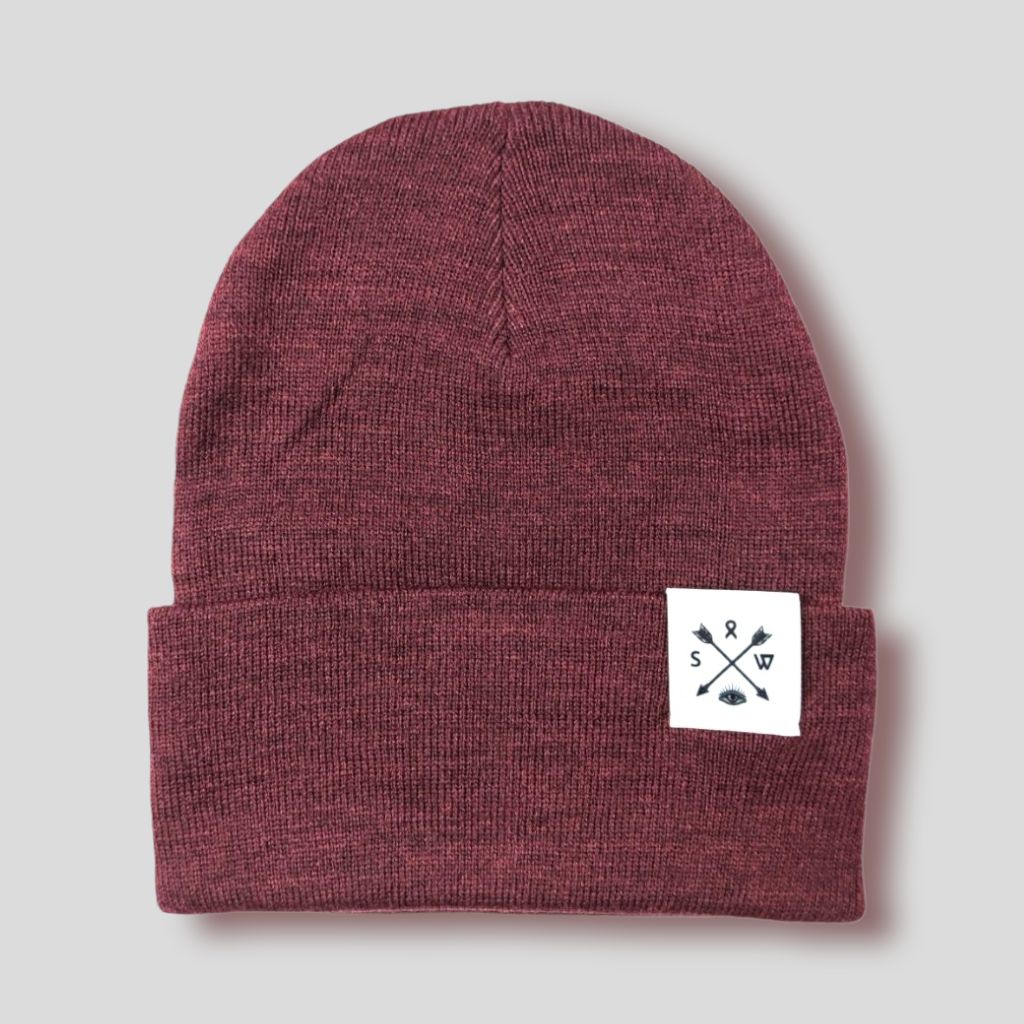 Pure Beanie "Burgundy" - Stoked&Woke Clothing