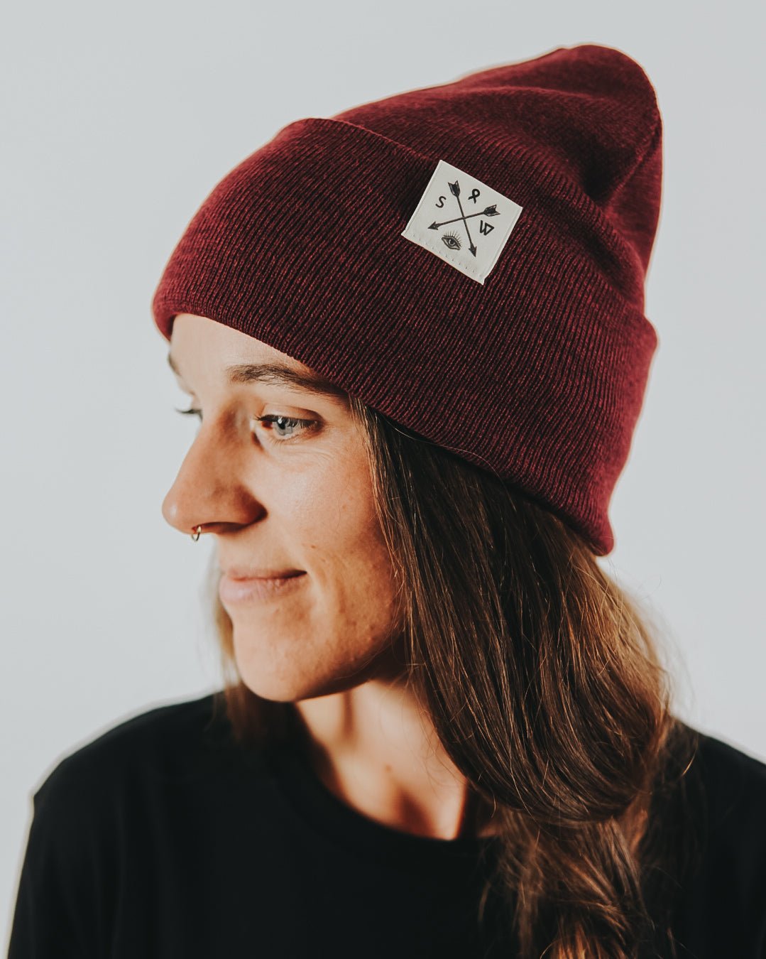 Pure Beanie "Burgundy" - Stoked&Woke Clothing