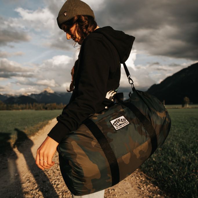 Recycled Camo Duffle Bag - Stoked&Woke Clothing