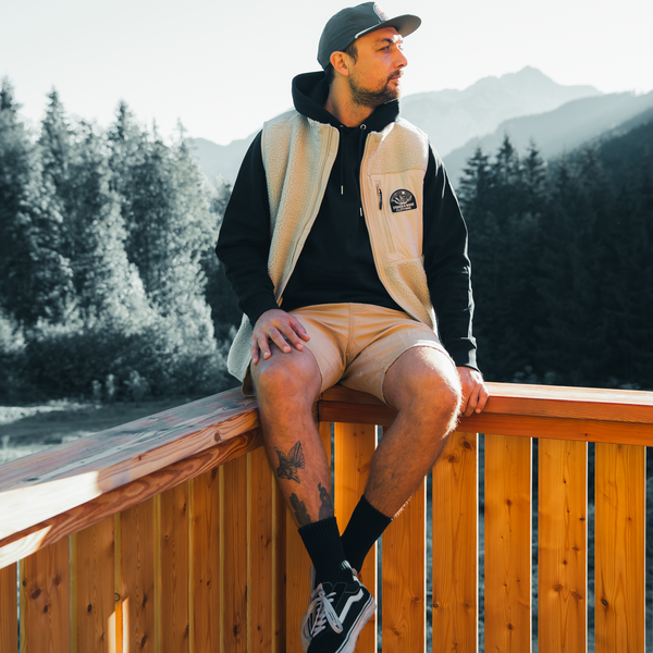 Recycled "Starry Night" Sherpa Fleece Vest
