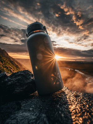 1L "Roamer" Water Bottle - Mountain Mist - Stoked&Woke Clothing