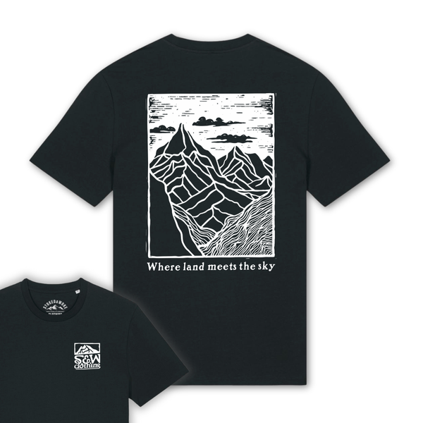 Organic "Land Meets Sky" Tee