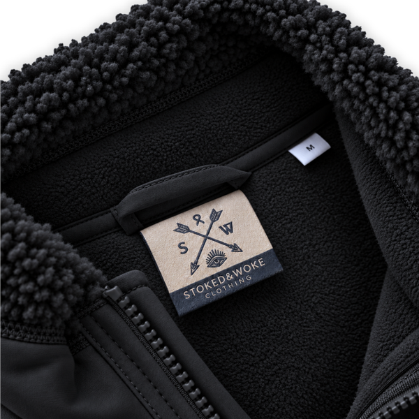 Recycled "Rainbow" Sherpa Fleece Vest