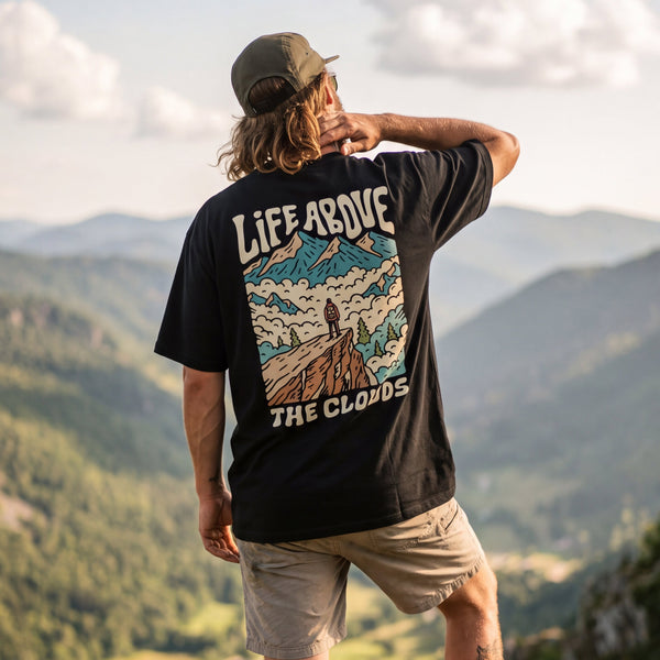 Organic "Above The Clouds" Tee