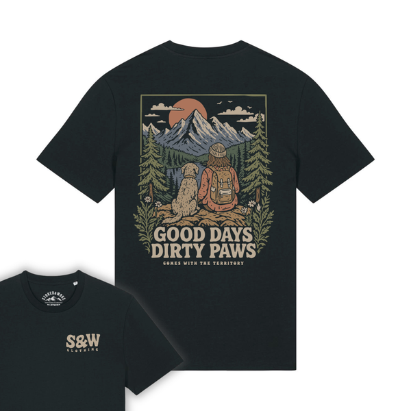 Organic "Good Days - Dirty Paws" Tee