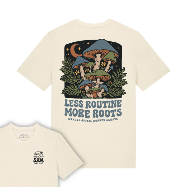 Organic "Less Routine, More Roots" Tee