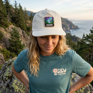 "Aurora" Cap - Sand - Stoked&Woke Clothing