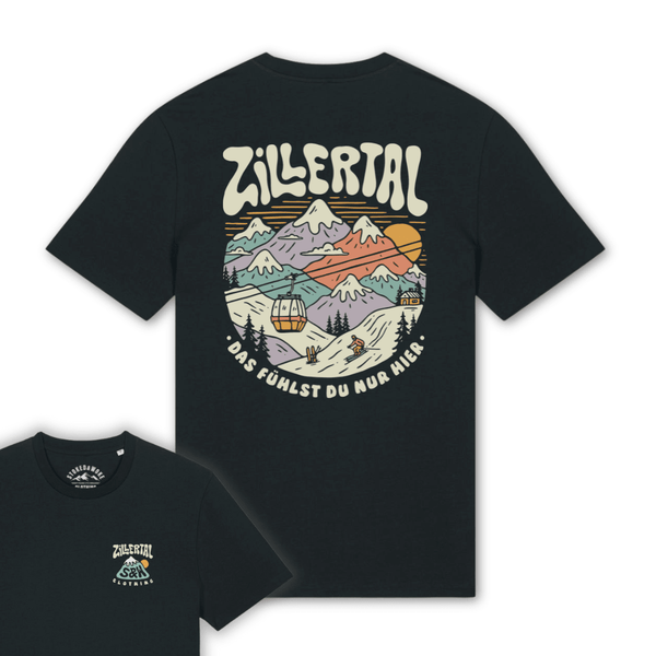 Black Limited Edition "Zillertal x S&W" Tee - Stoked&Woke Clothing
