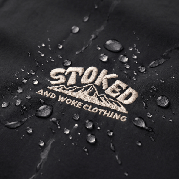 Black "Outbound" Windbreaker Jacket - Stoked&Woke Clothing