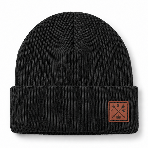 Recycled Cuffy Beanie - Black