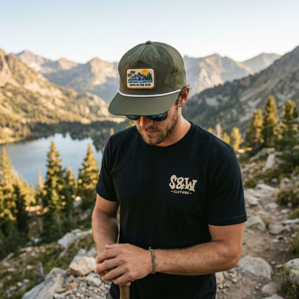 "Days in the Sun" Cap - Olive Green - Stoked&Woke Clothing