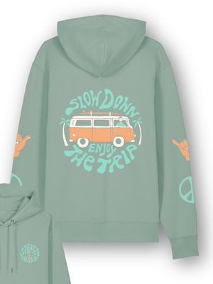 "Enjoy The Trip" Hoodie - Stoked&Woke Clothing