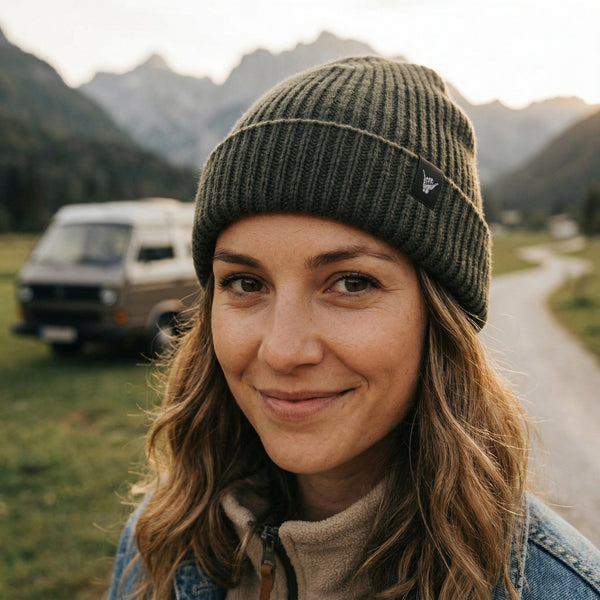 Fisherman Beanie - Olive - Stoked&Woke Clothing