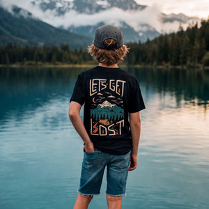Kids "Lets Get Lost" - Tee - Stoked&Woke Clothing