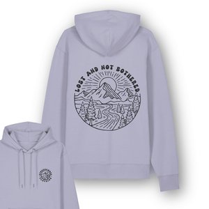 Lavender "Lost and not Bothered" Hoodie - Stoked&Woke Clothing