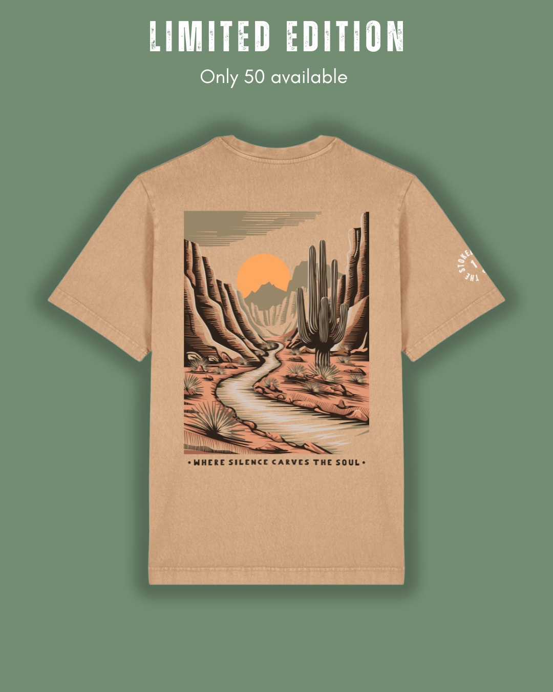 Limited Edition "Silence Carves The Soul" Tee - Stoked&Woke Clothing