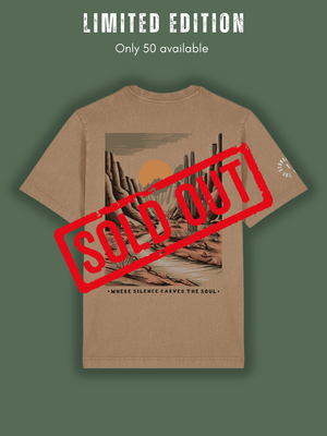 Limited Edition "Silence Carves The Soul" Tee - Stoked&Woke Clothing
