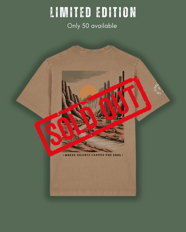 Limited Edition "Silence Carves The Soul" Tee - Stoked&Woke Clothing