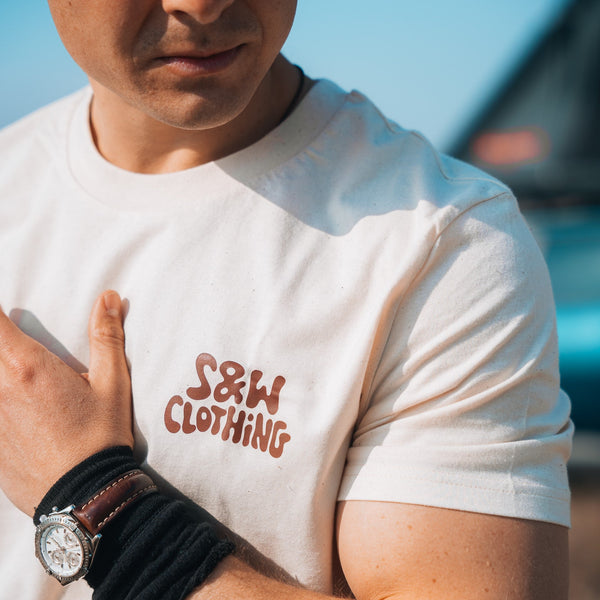 Organic "Addicted to the Mountains" Tee - Stoked&Woke Clothing
