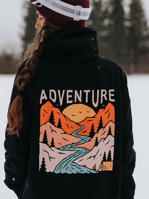 Organic "Adventure" Hoodie - Stoked&Woke Clothing