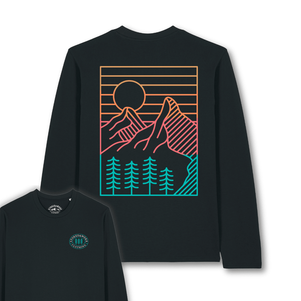 Organic "Afterglow" Long Sleeve Tee - Stoked&Woke Clothing
