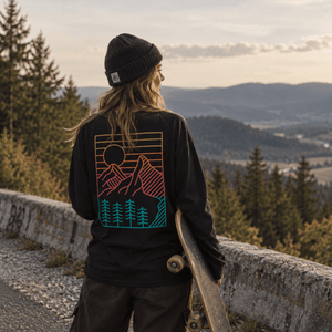 Organic "Afterglow" Long Sleeve Tee - Stoked&Woke Clothing