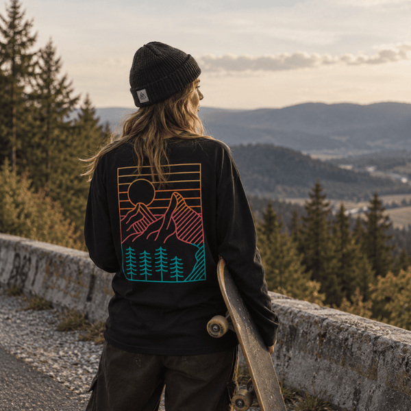 Organic "Afterglow" Long Sleeve Tee - Stoked&Woke Clothing